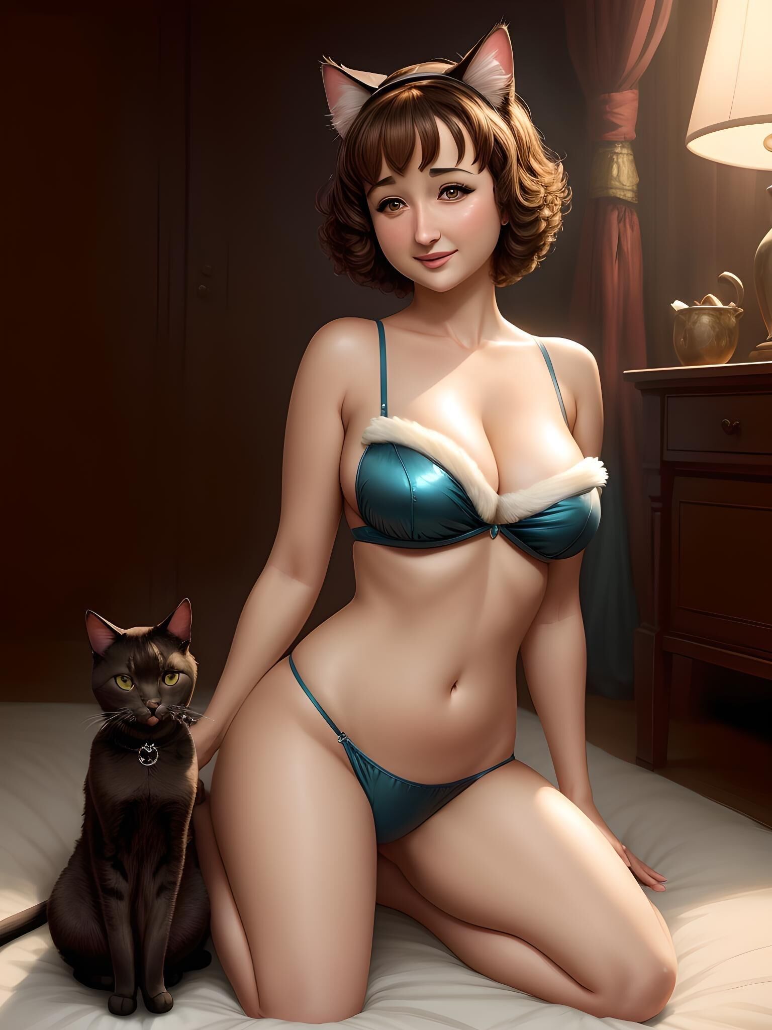 Pin-ups felinos