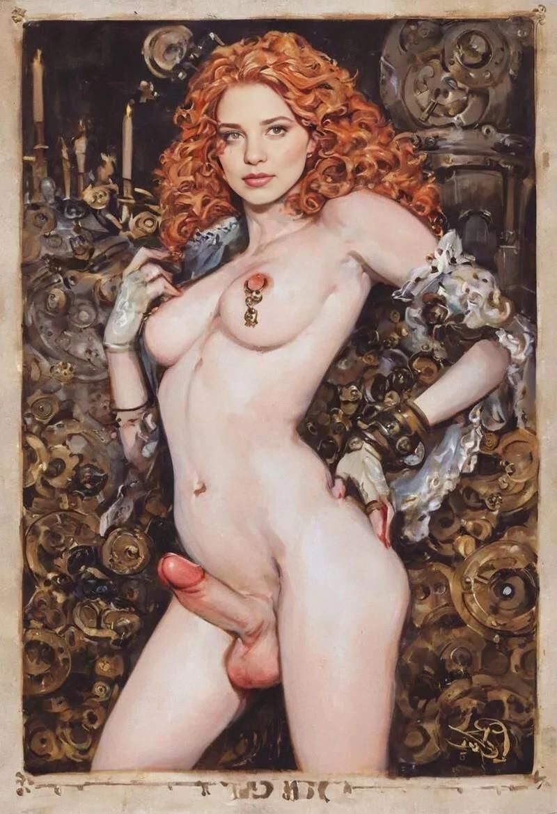 Art IA Futa et transexuelles (principalement style peinture à l'huile)