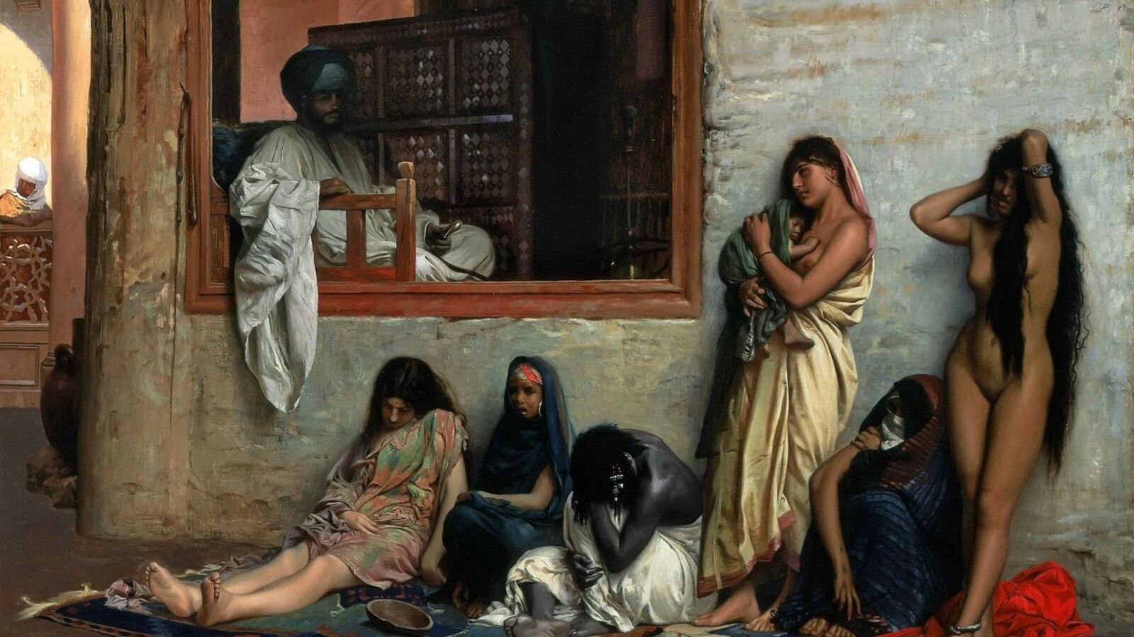 Naked slaves in paintings by famous world artists