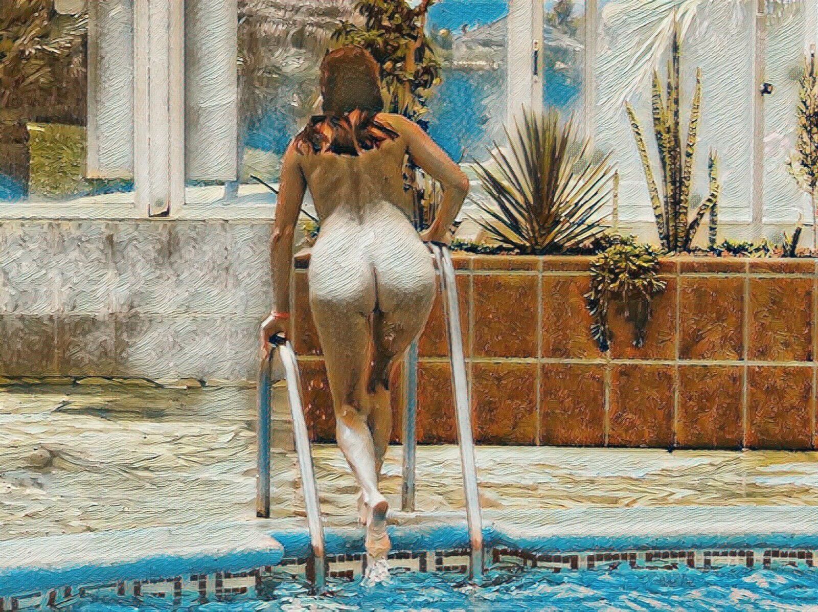 Me encantan las chicas sexy de la piscina