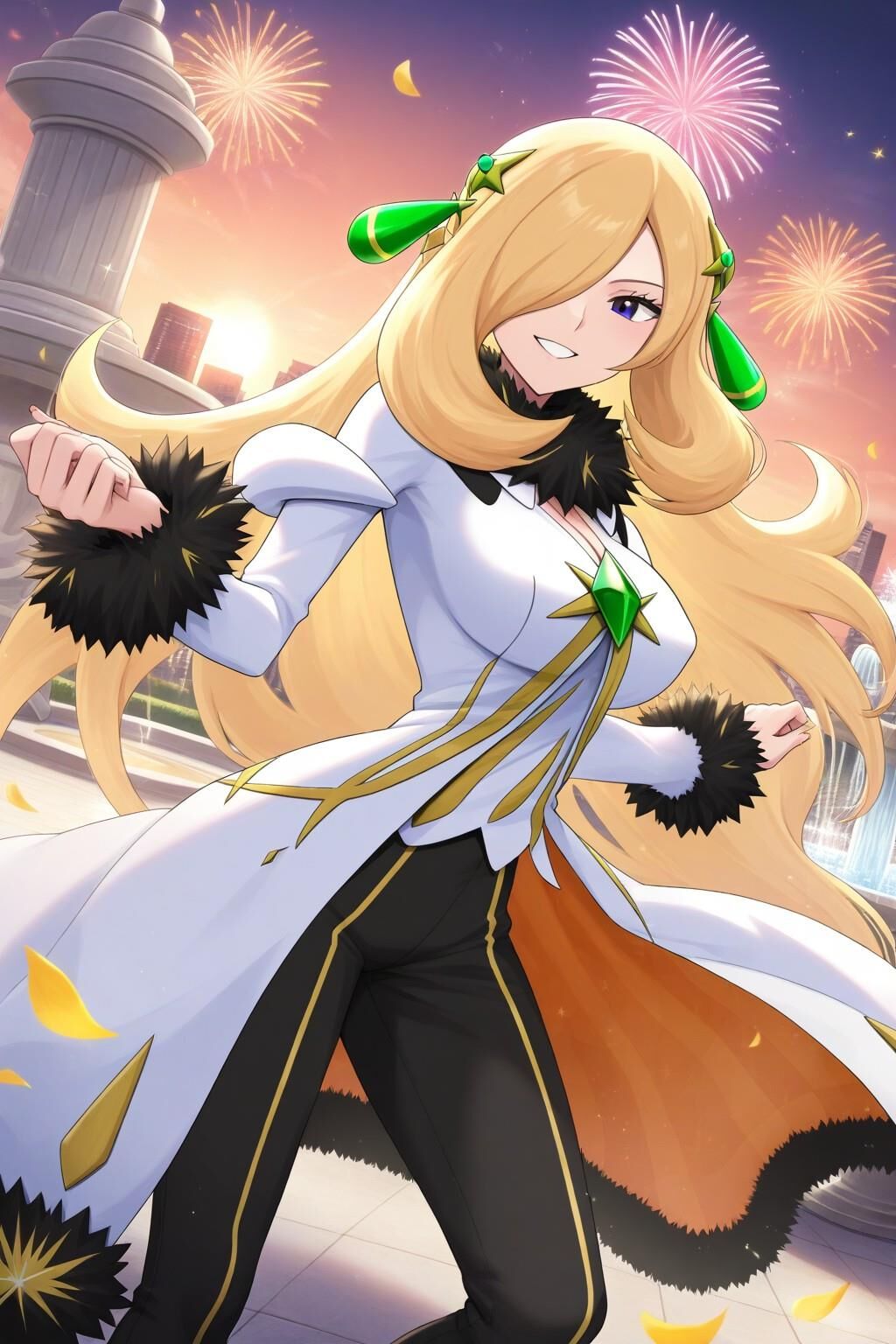 Cynthia arc suit pokemon masters ex lactante ai