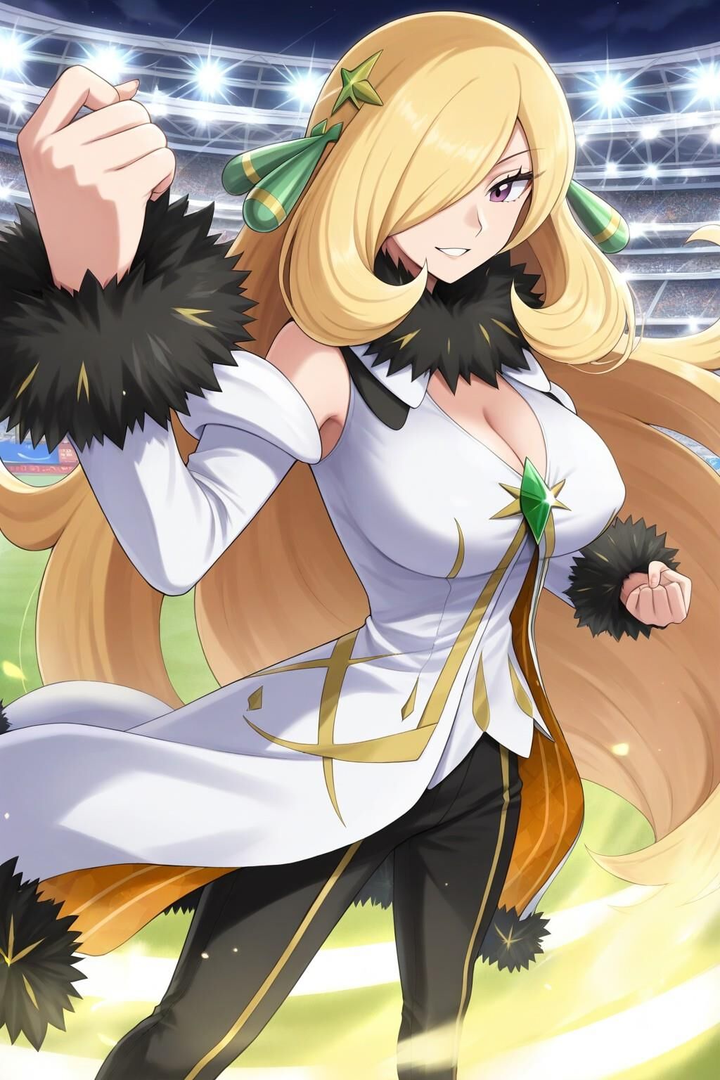 Cynthia arc suit pokemon masters ex lactante ai