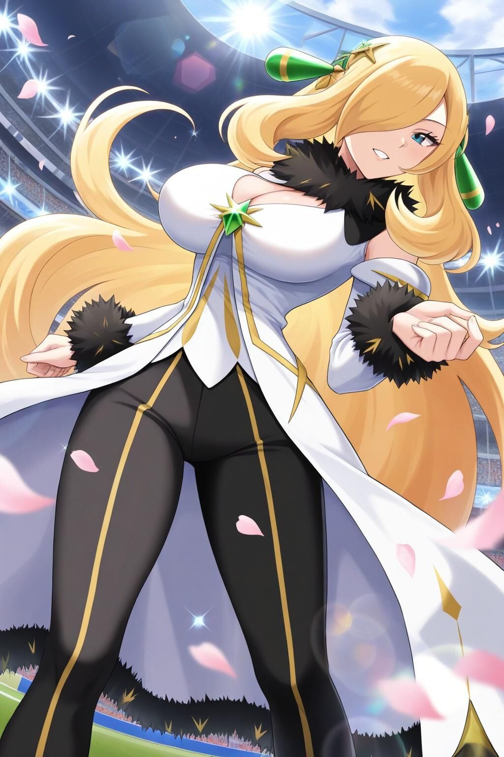 Cynthia arc suit pokemon masters ex lactante ai