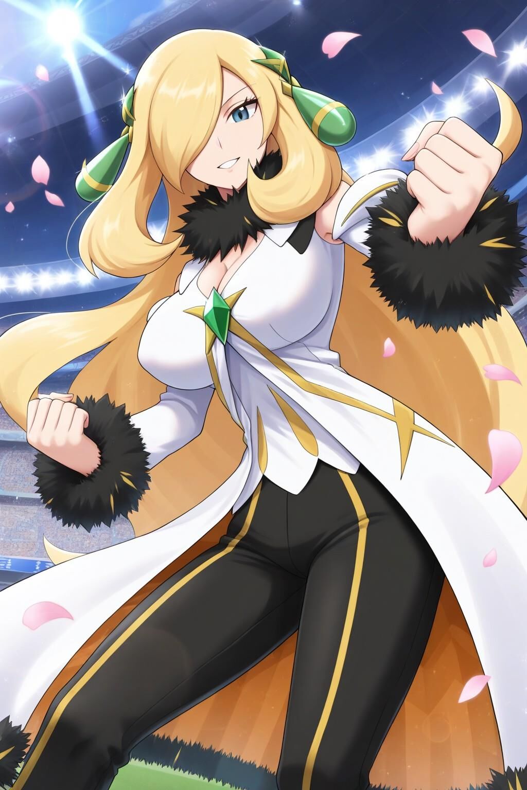 Cynthia arc suit pokemon masters ex lactante ai