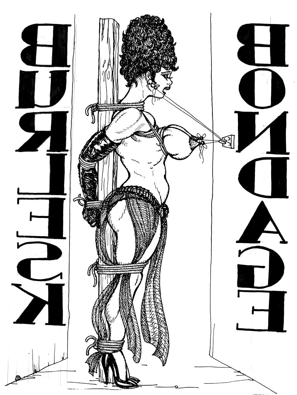 Arte de Bullesque de Bondage