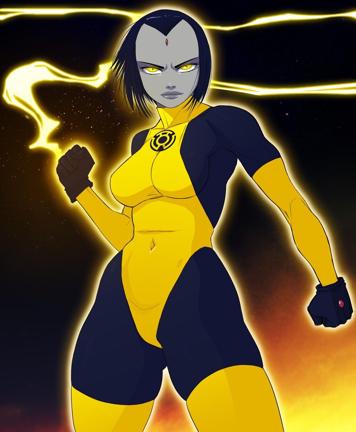 Artista Exmile Raven (DC Teen Titans)