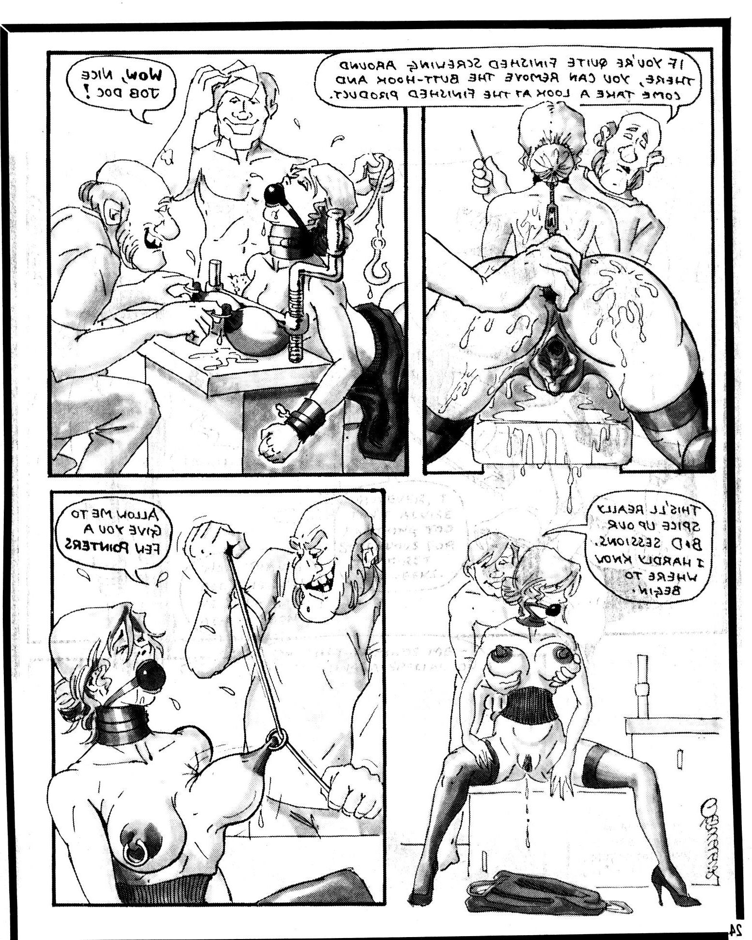 TIT BondageとSおよびM Comic Images（Clenet Up）