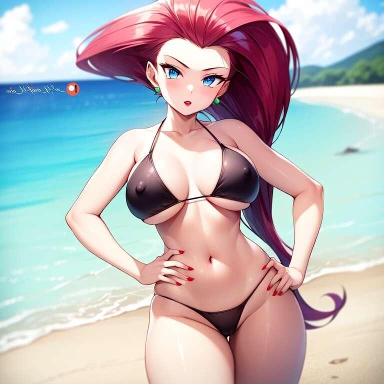 Pokemon Jessie Art Non Nude, mas sexy