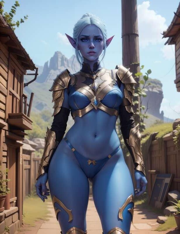 sexy orc and drow art