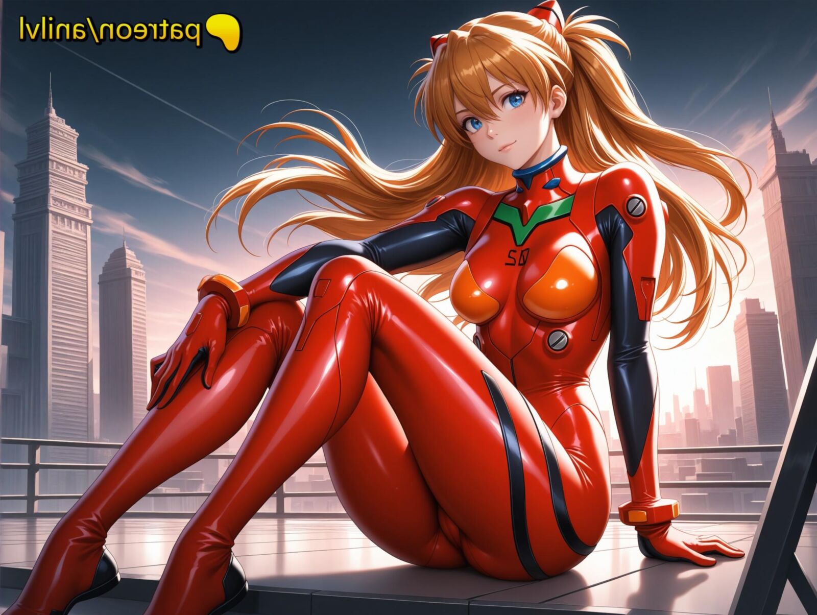 [Anilvl] Asuka Langley Sohryu evangelion [AI Gonated]