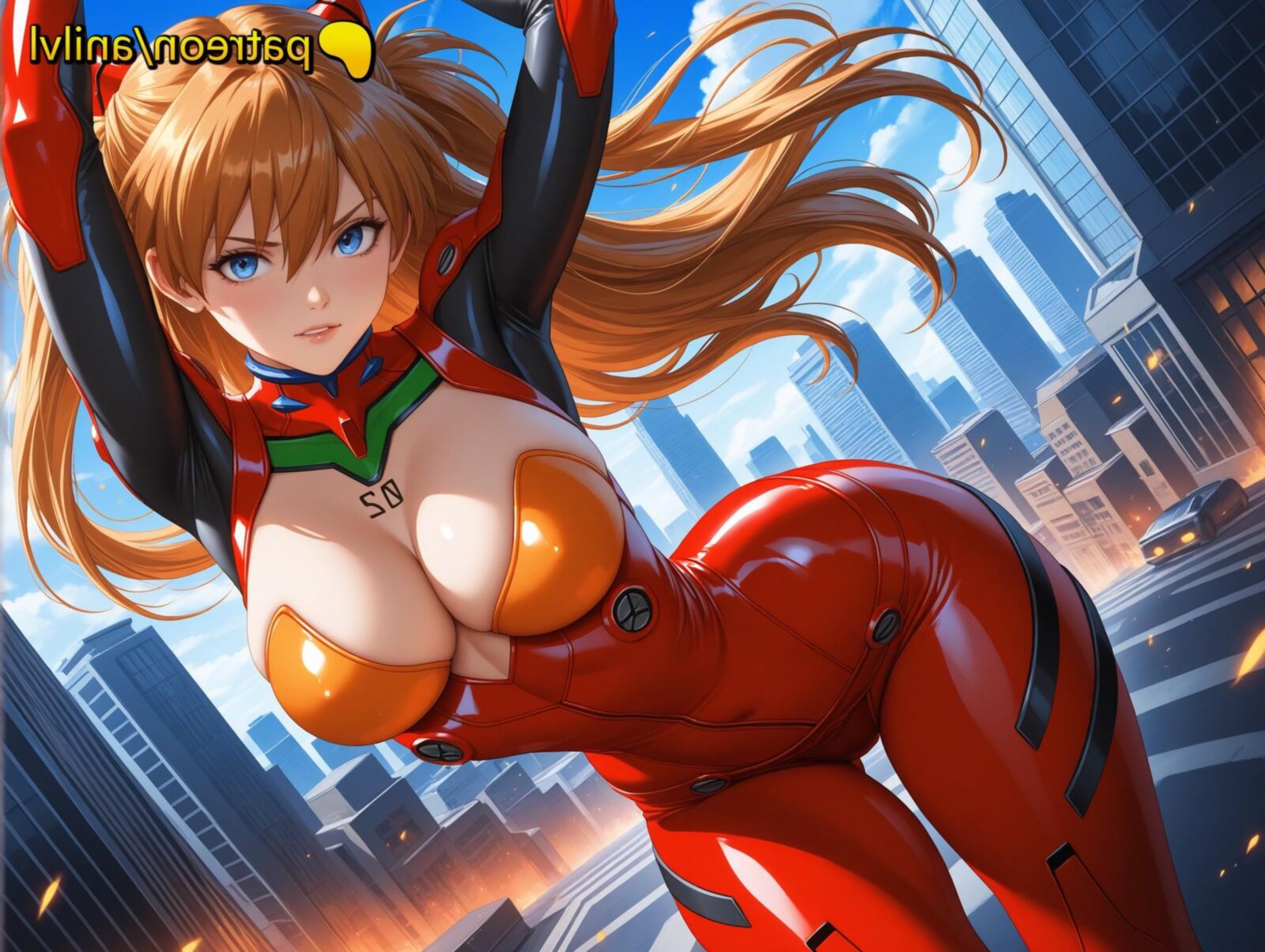 [Anilvl] Asuka Langley Sohryu evangelion [AI Gonated]