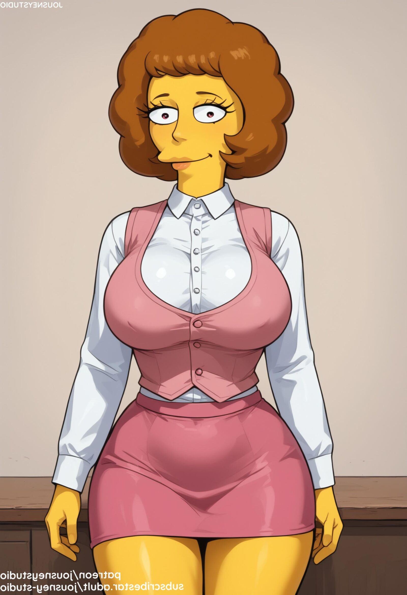 Maude Flandres os Simpsons