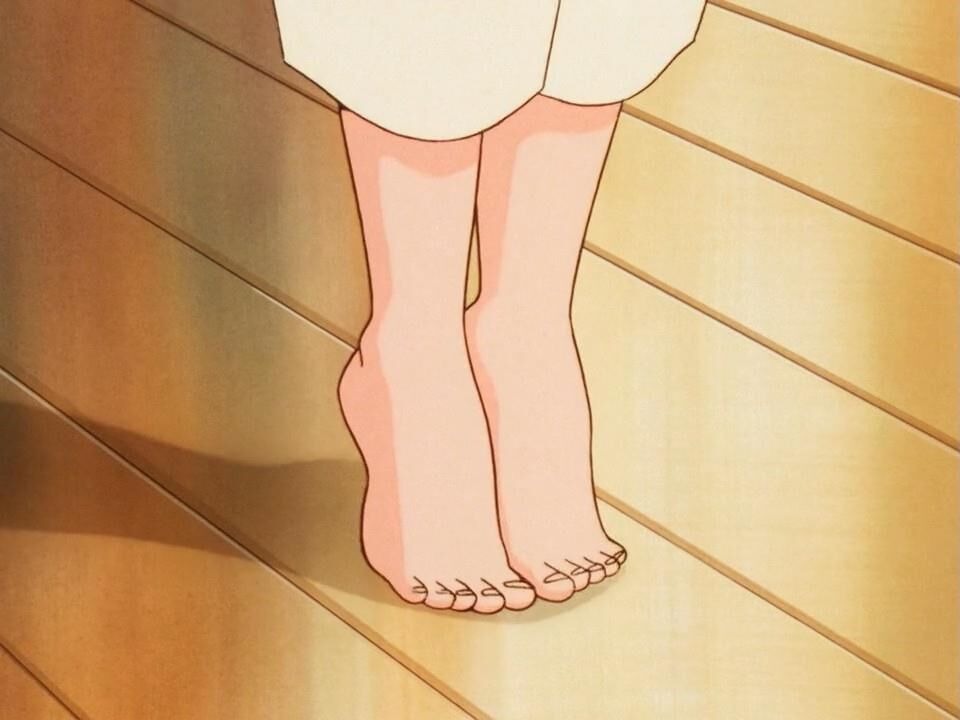 Pieds d'anime ranma / arc rose noire