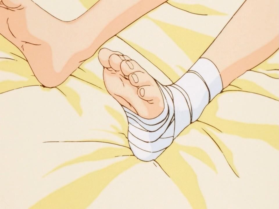 Pieds d'anime ranma / arc rose noire