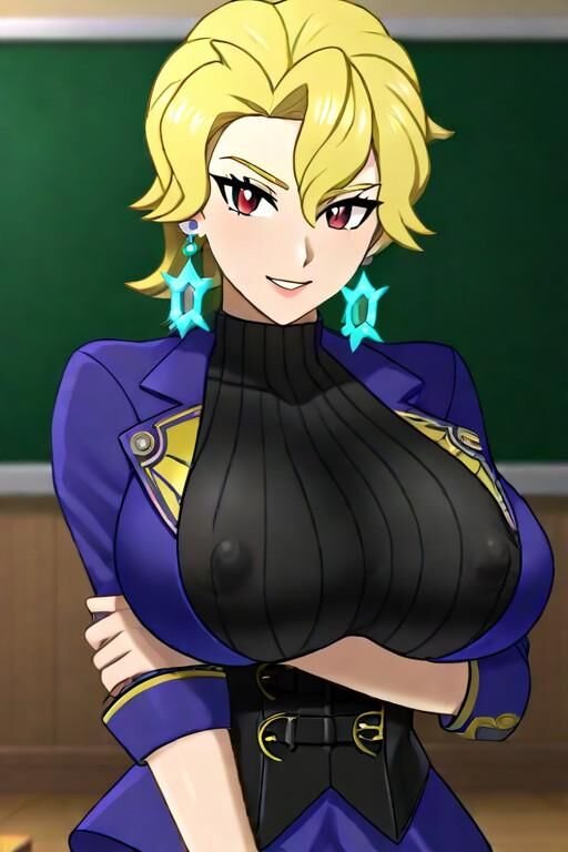 Briar Pokemonlehrer Busty Paldea Professor Laktierende KI