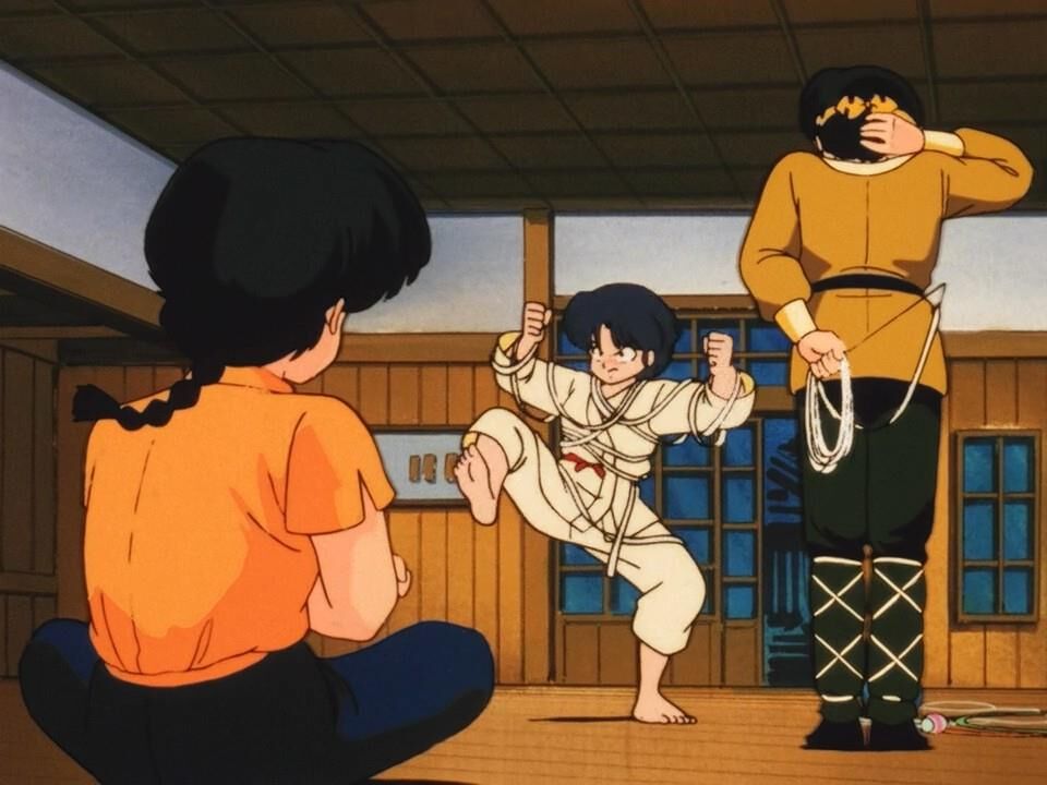 Pieds d'anime ranma / arc rose noire