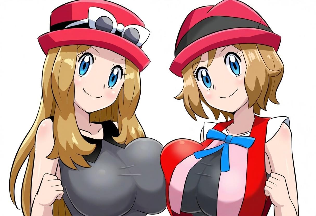 Serena pokemon trainer xy busty kalos waifu ai