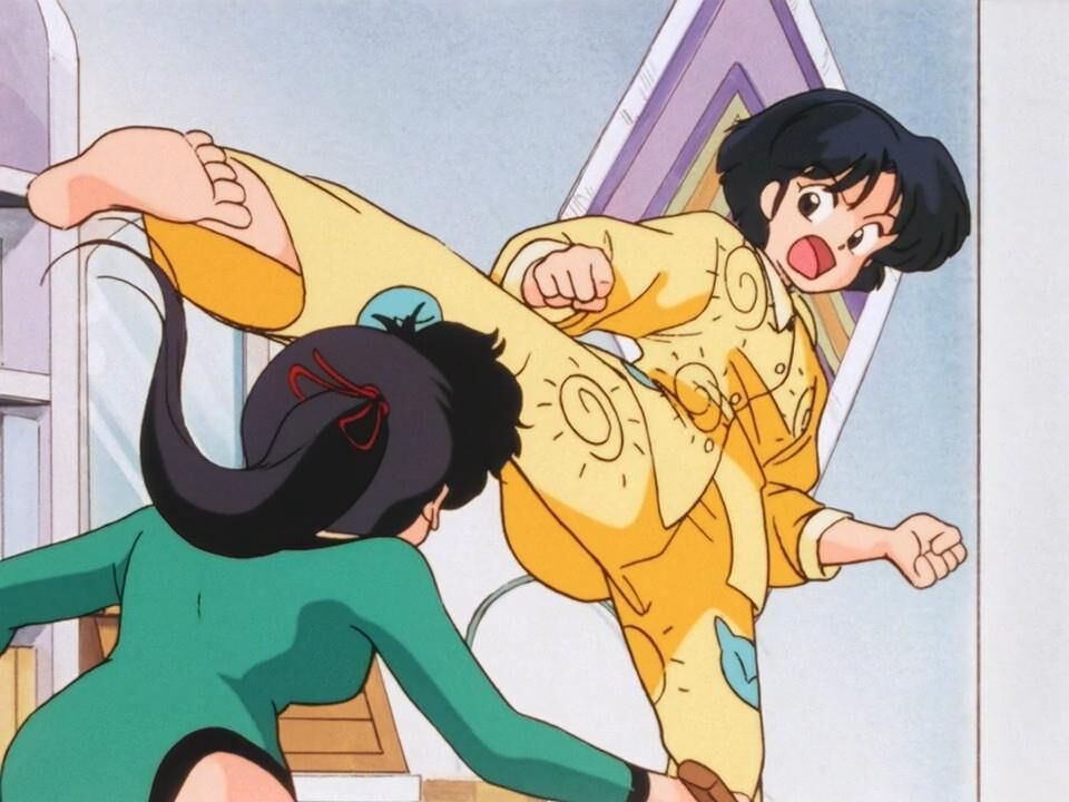 Pieds d'anime ranma / arc rose noire