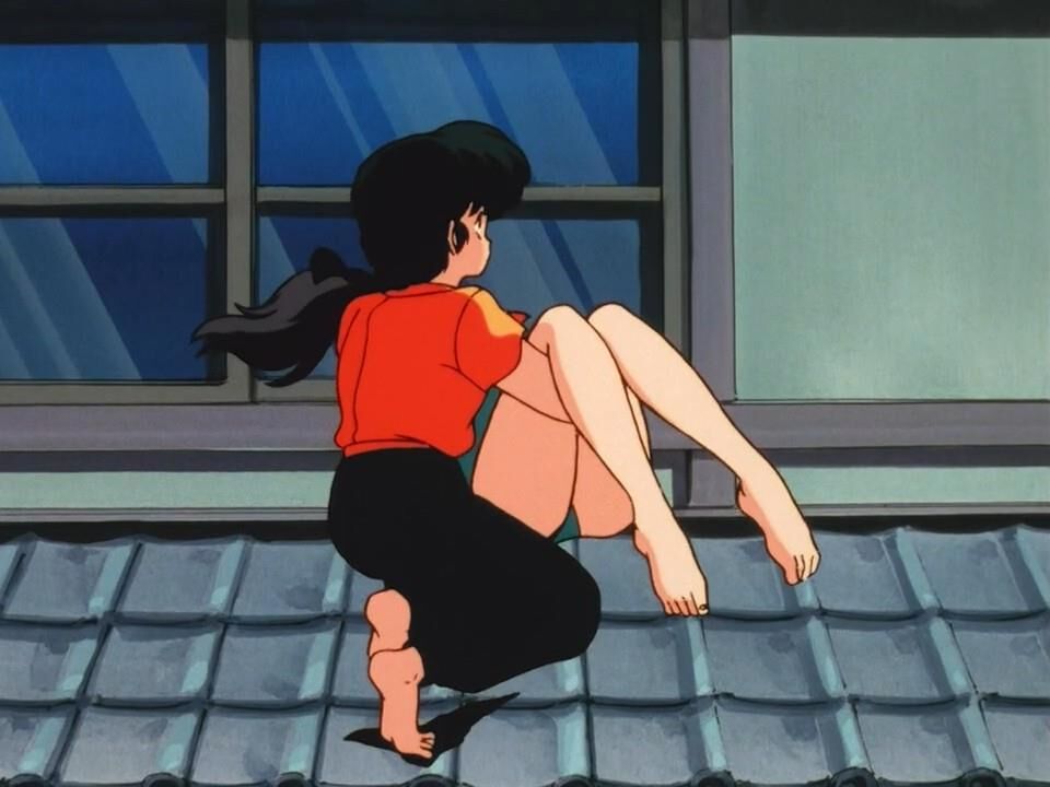 Pieds d'anime ranma / arc rose noire