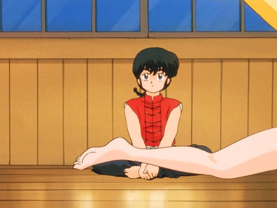 Pieds d'anime ranma / arc rose noire