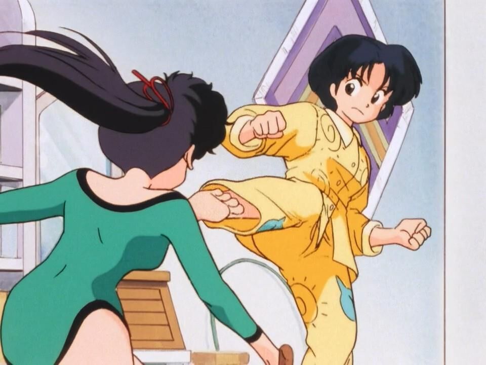 Pieds d'anime ranma / arc rose noire