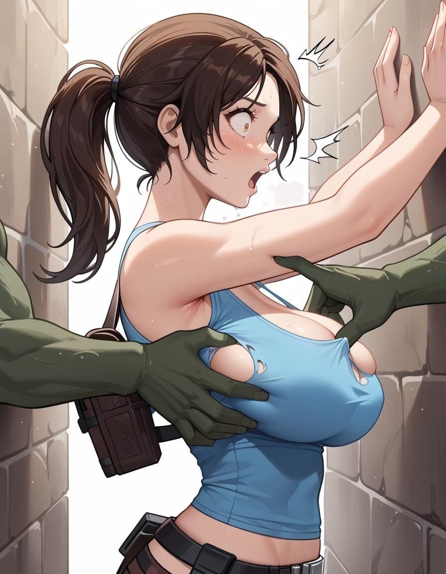 Lara Croft von Monstern gefickt