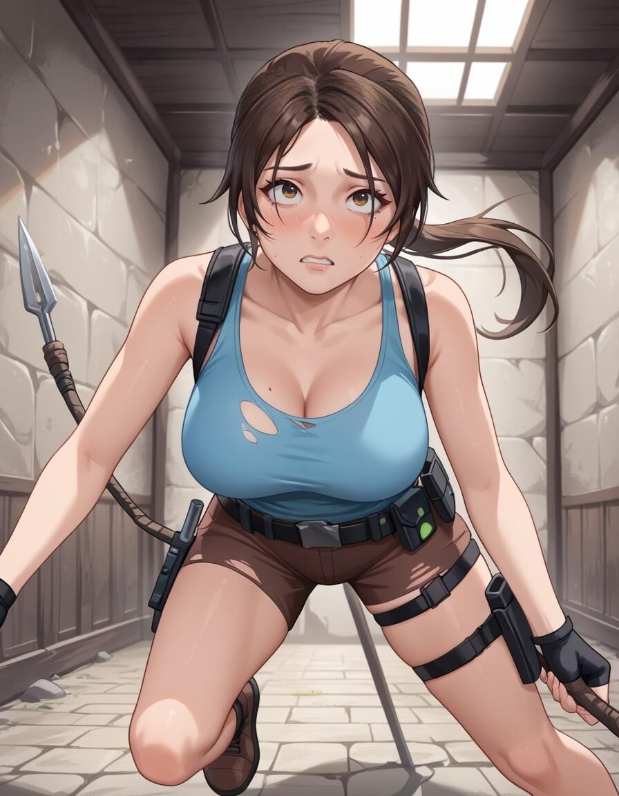 Lara Croft von Monstern gefickt