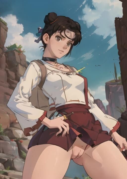 AI naruto collection, medium quality Tenten