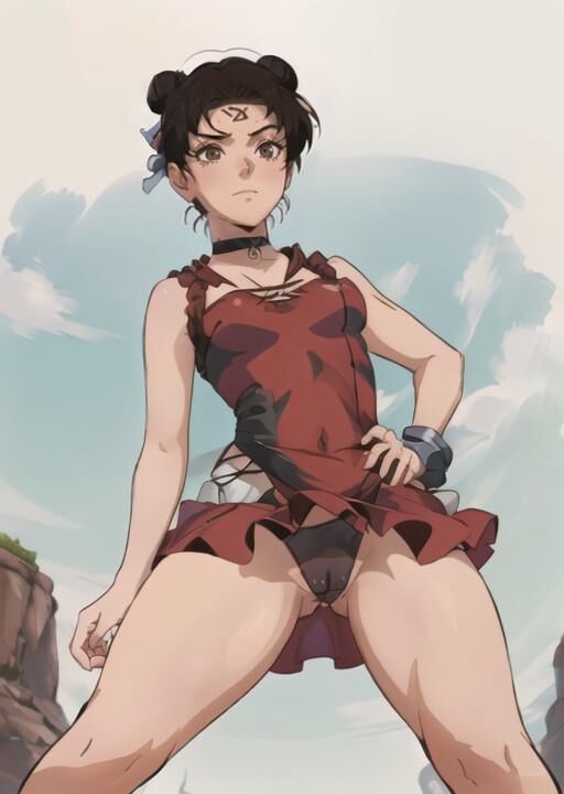 AI naruto collection, medium quality Tenten