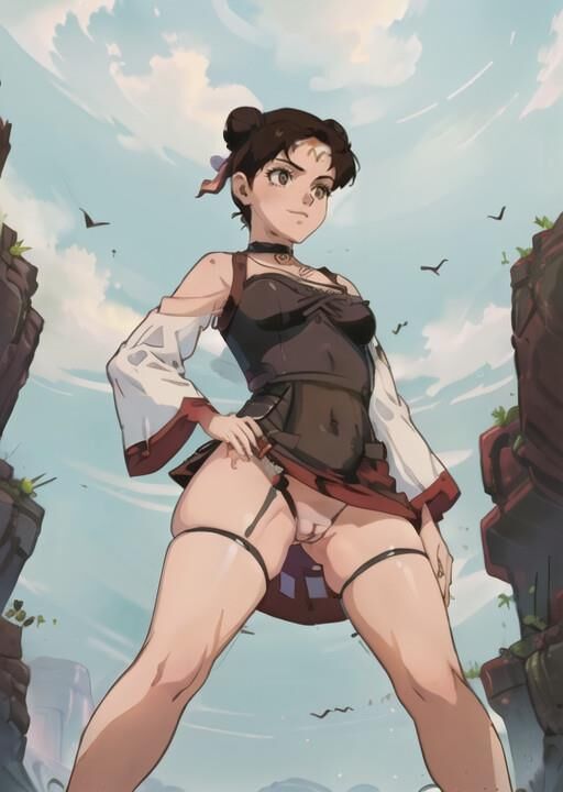 AI naruto collection, medium quality Tenten