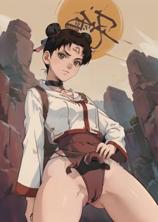 AI naruto collection, medium quality Tenten