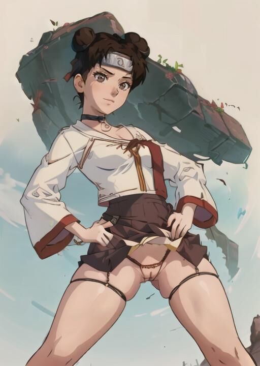 AI naruto collection, medium quality Tenten