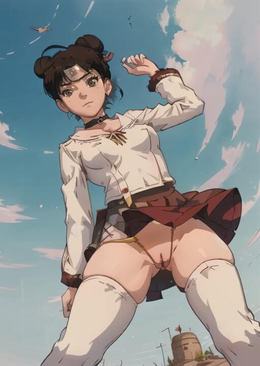 AI naruto collection, medium quality Tenten