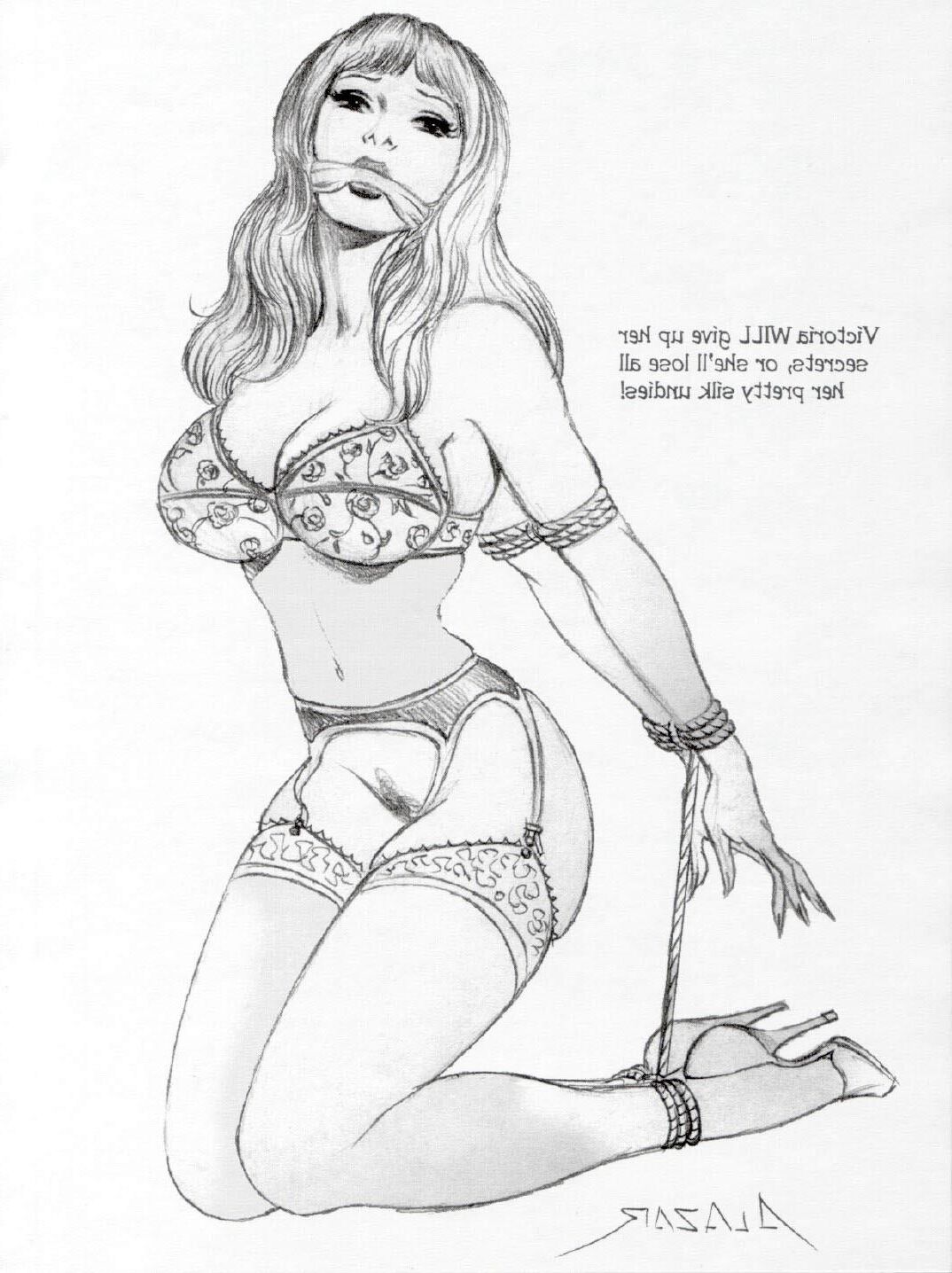 bondage artwork by alazar