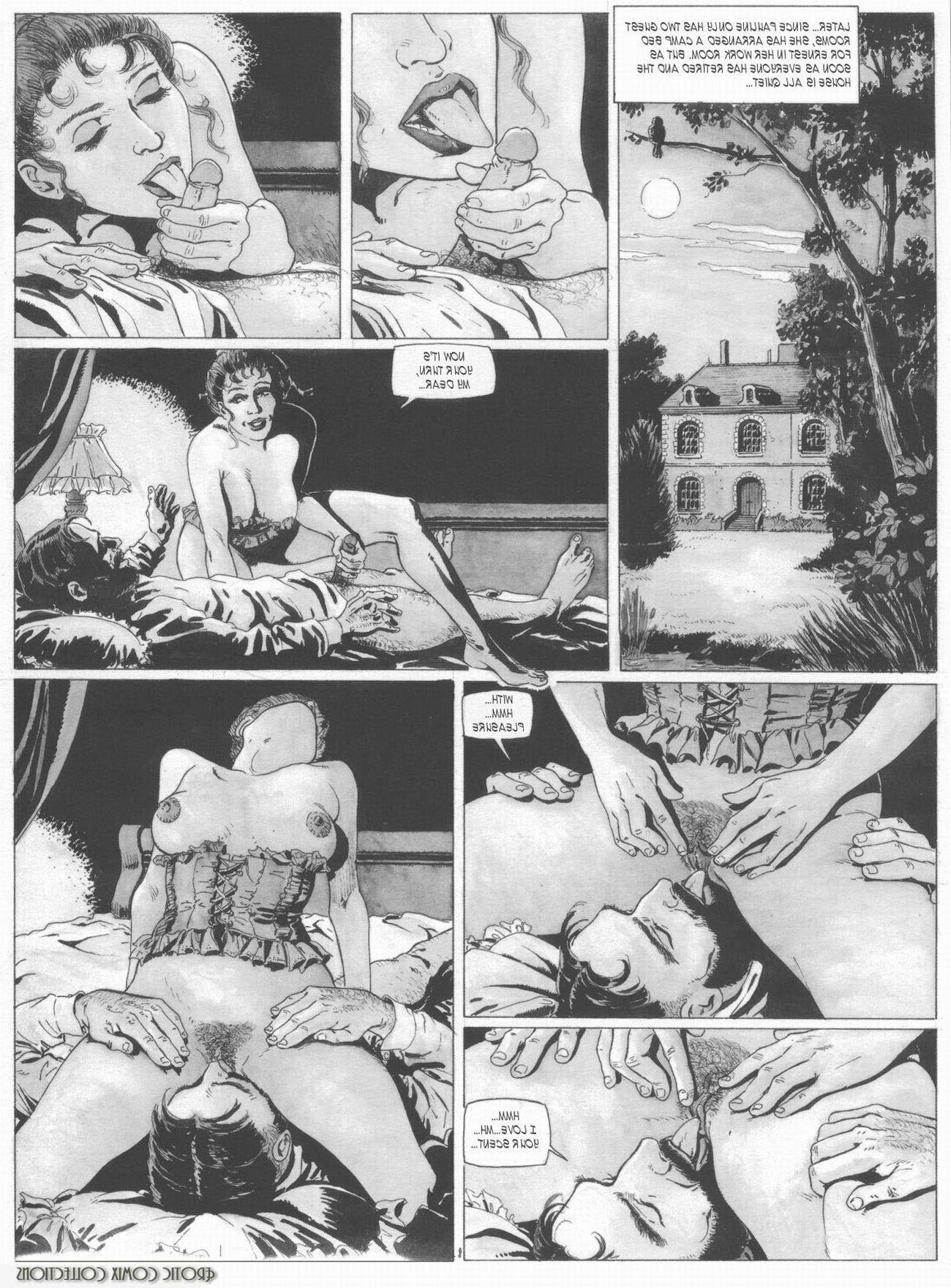 Erotic cartoon Hugdebert Aunt Paulines Secret part two