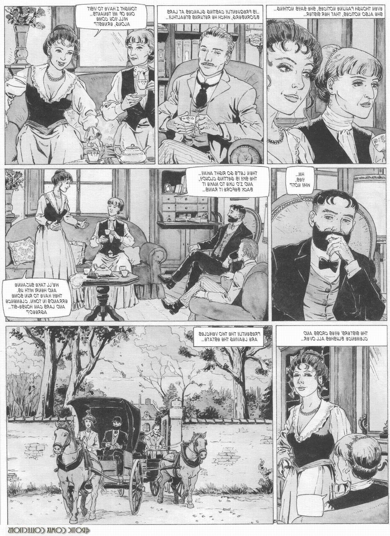 Erotic cartoon Hugdebert Aunt Paulines Secret part two