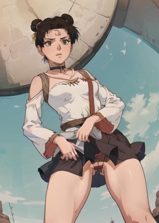 AI naruto collection, medium quality Tenten