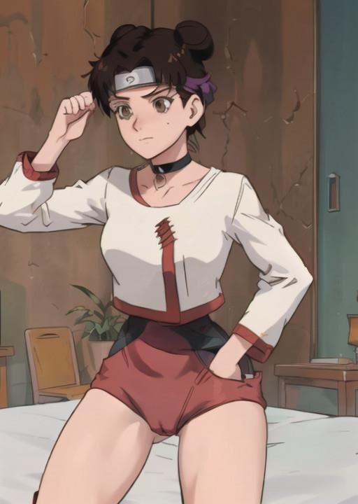 AI naruto collection, medium quality Tenten