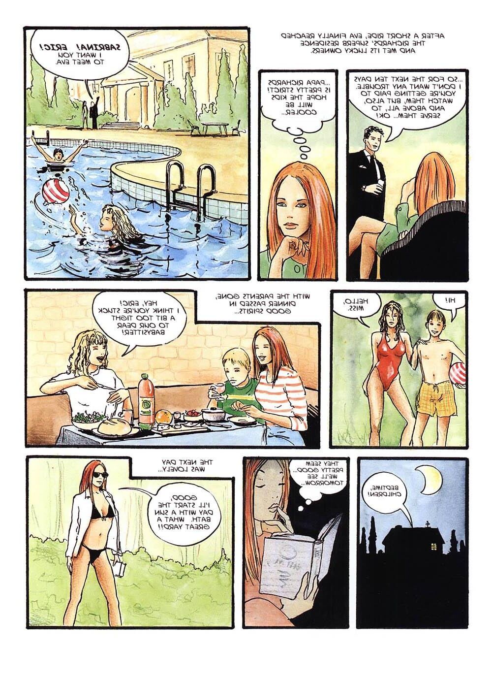 Erotic cartoon Lignard Babysitter