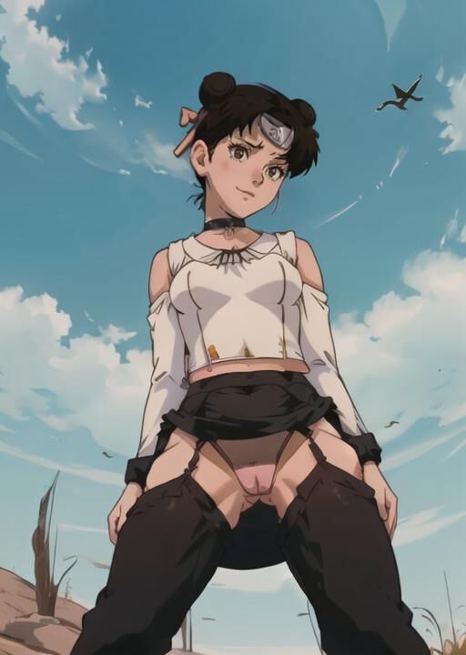 AI naruto collection, medium quality Tenten