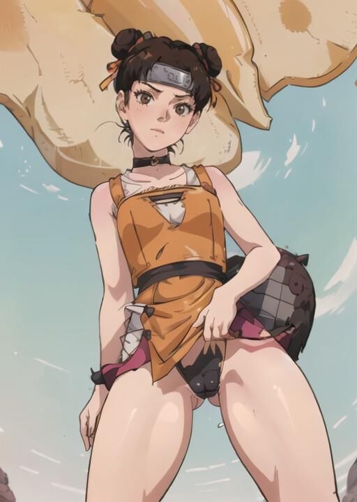 AI naruto collection, medium quality Tenten