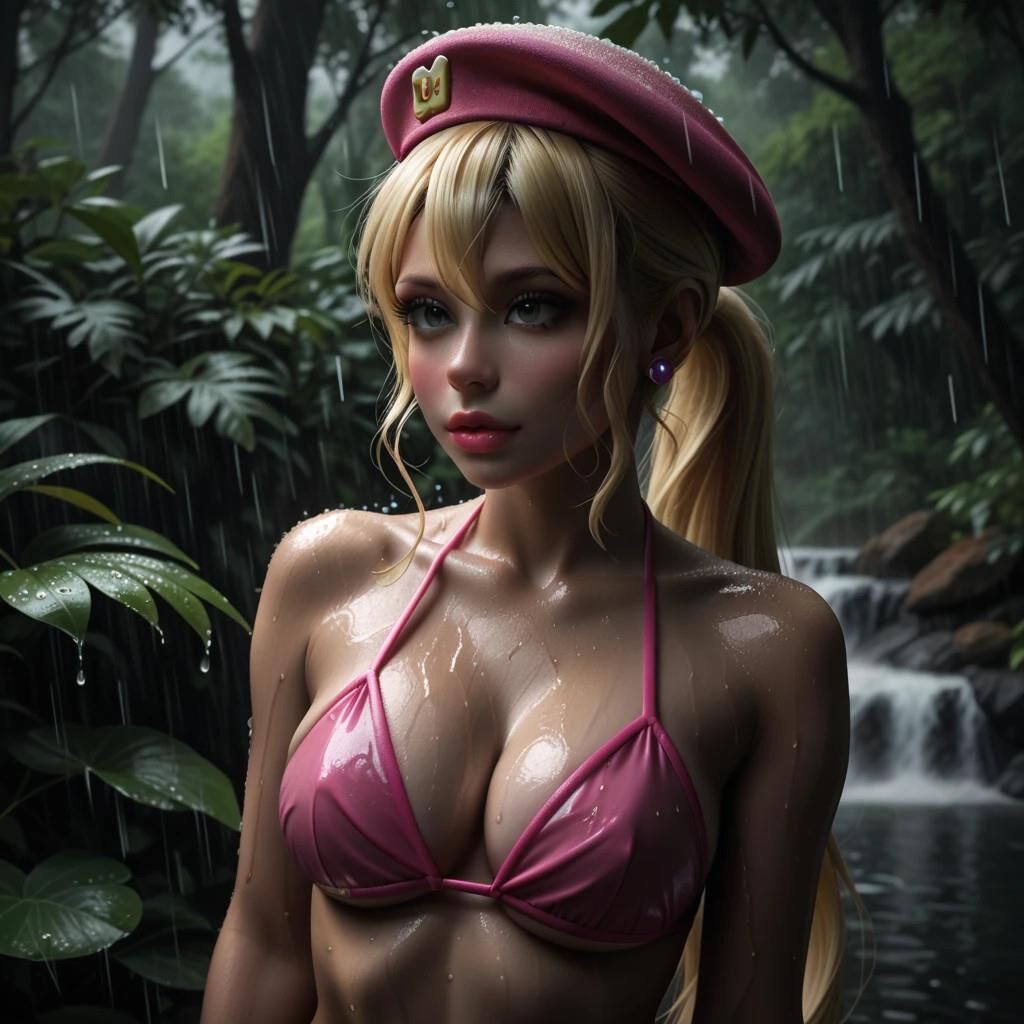 Dixie Kong humano de Donkey Kong Hentai