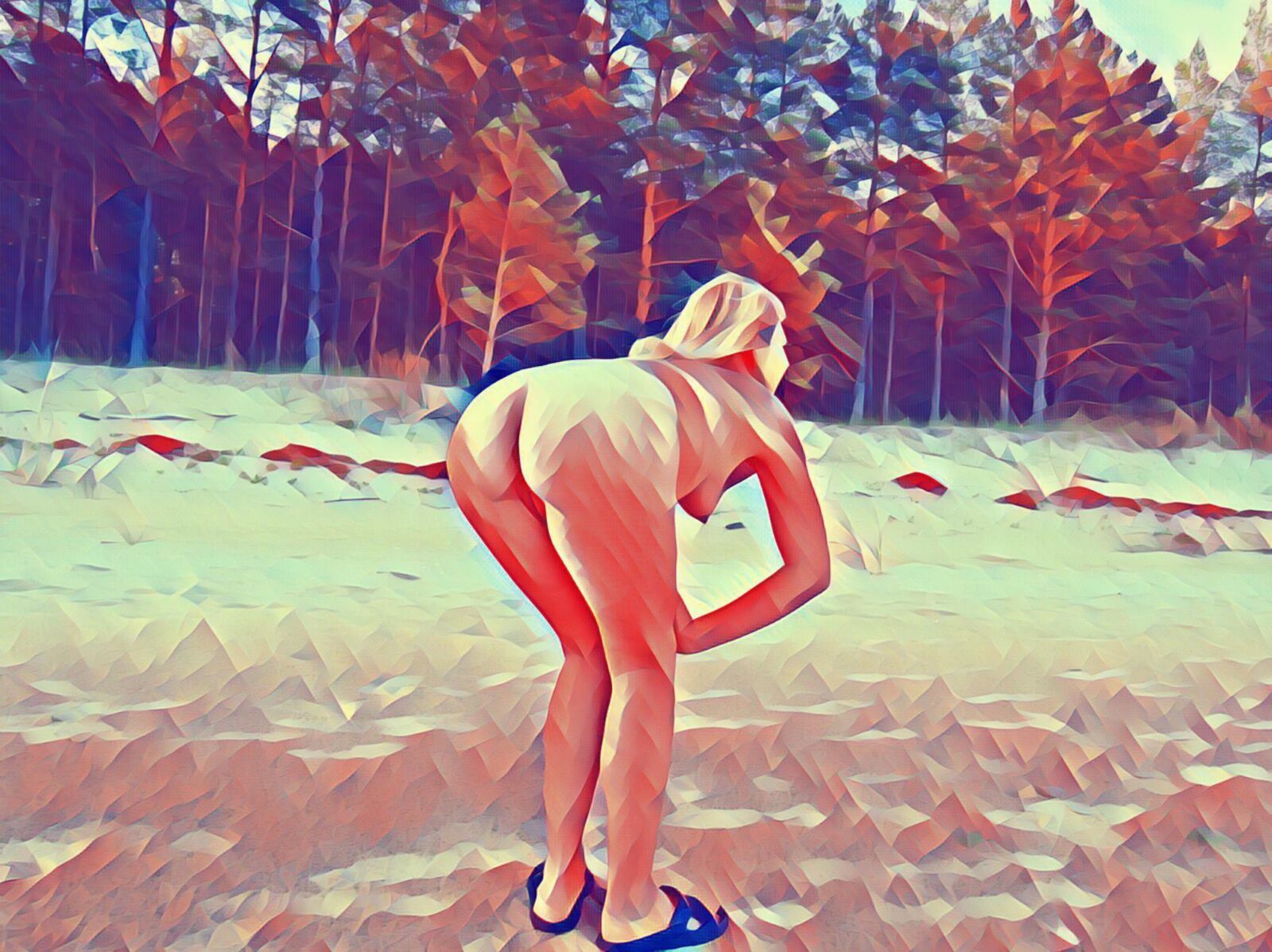 森の驚き