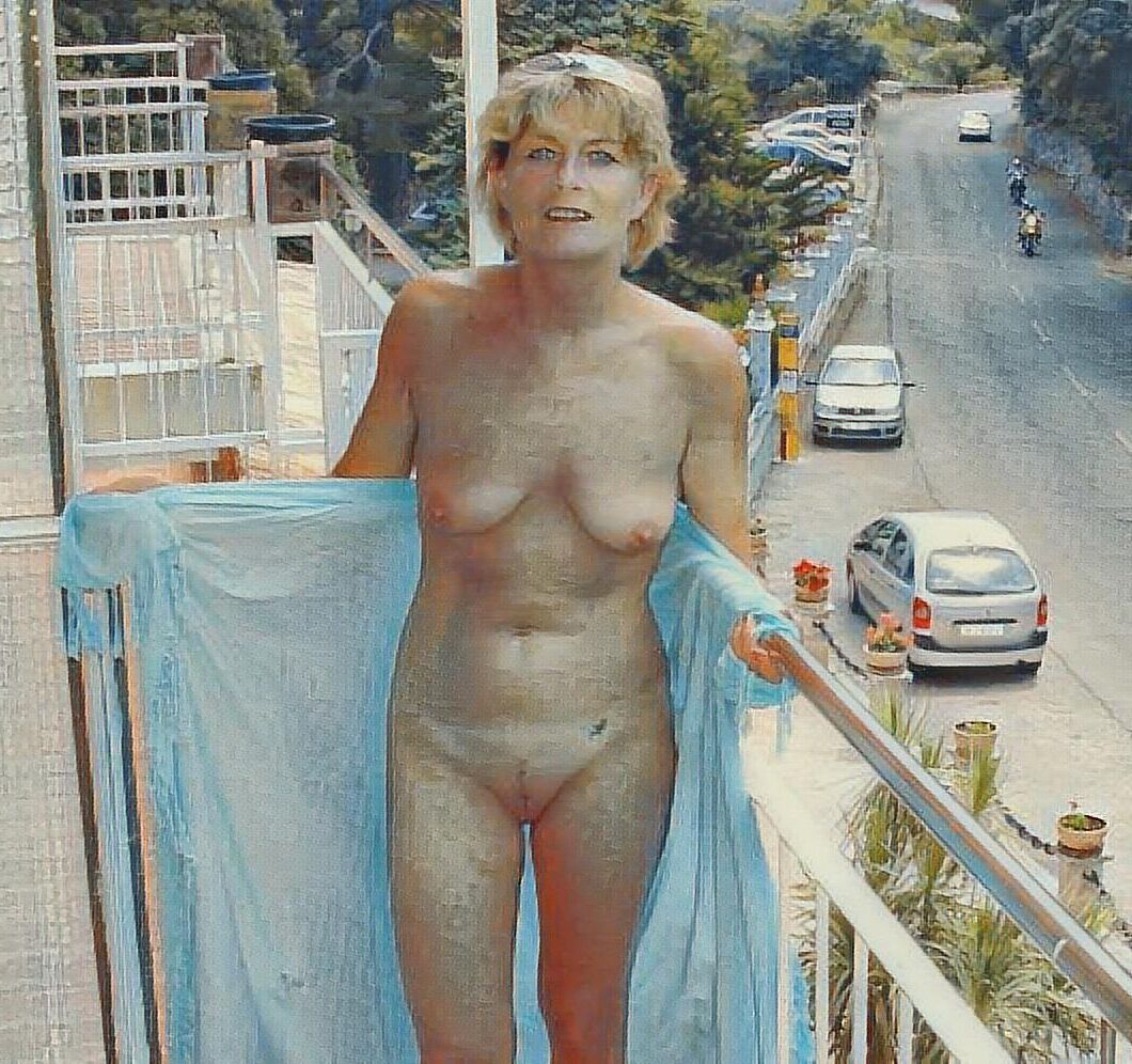 Sexy Balkon Damen