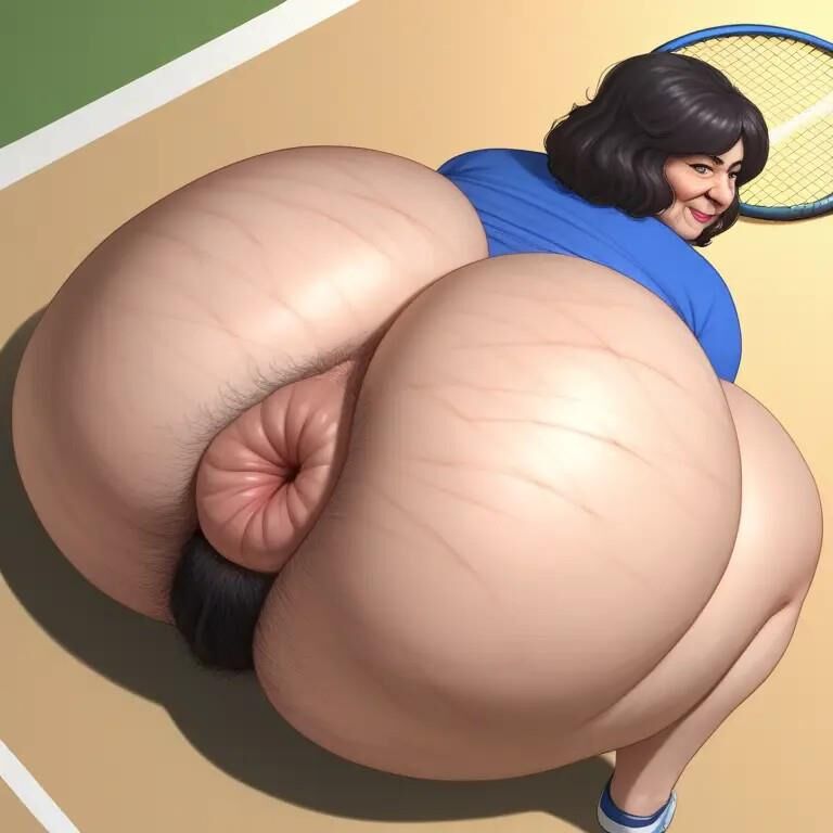 A.I. bbw big ass and hairy asshole dump 