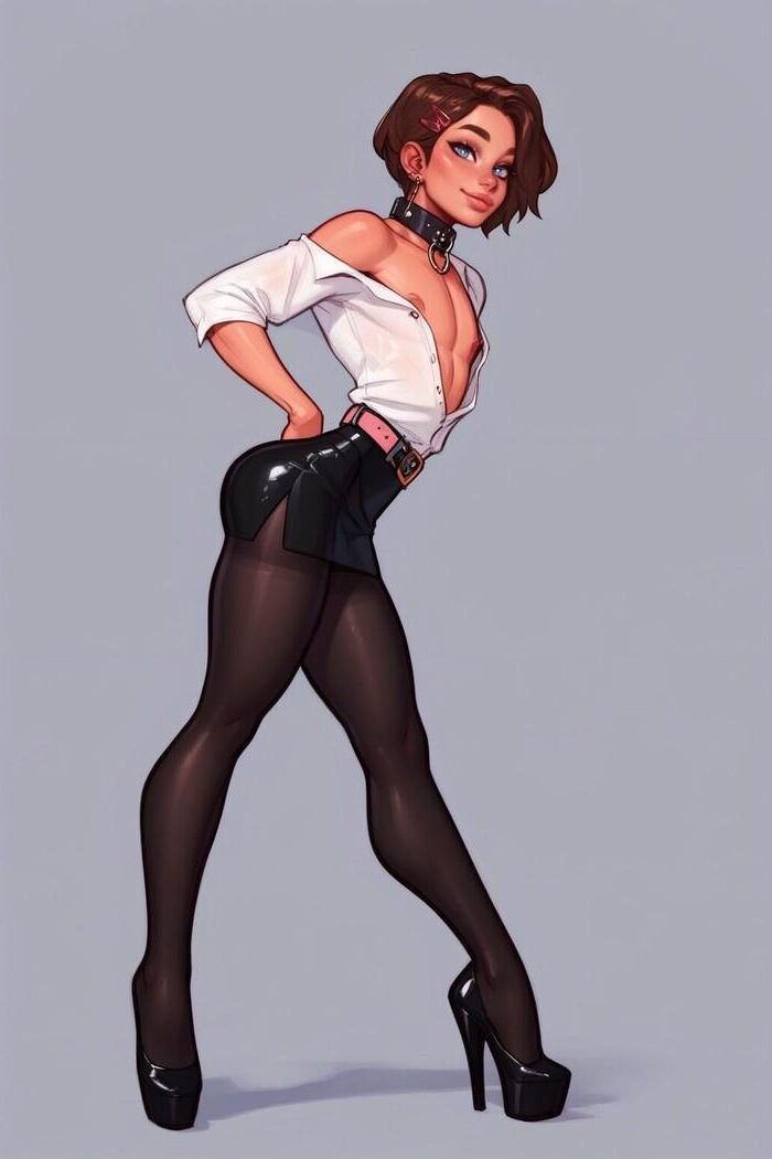 Art Favourite Trap Gurl Secretary(web Found)