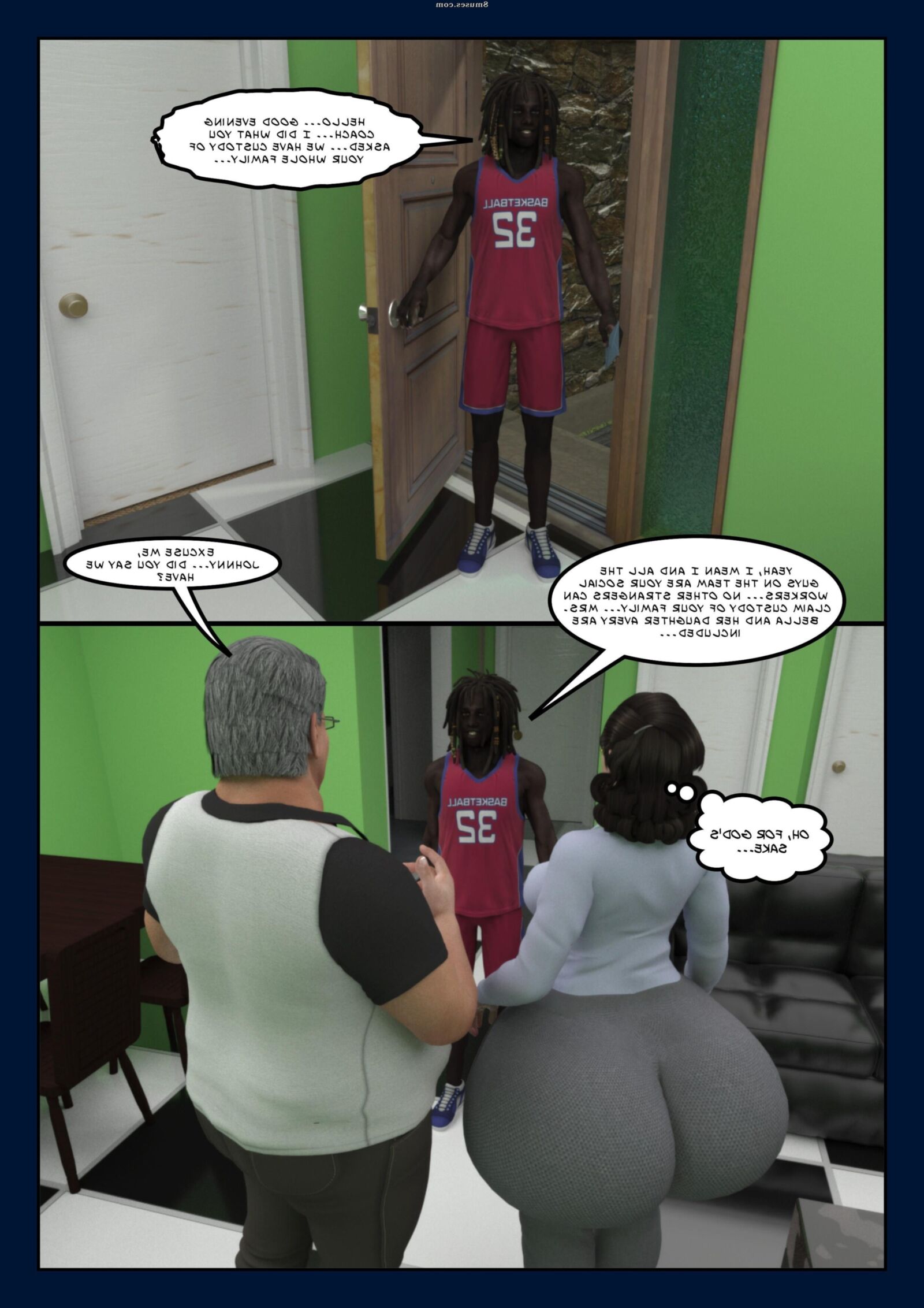 Interracial cartoon 