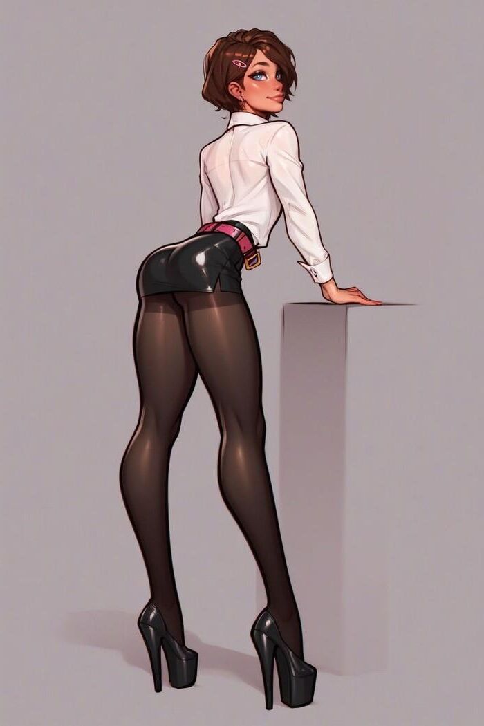 Art Favourite Trap Gurl Secretary(web Found)