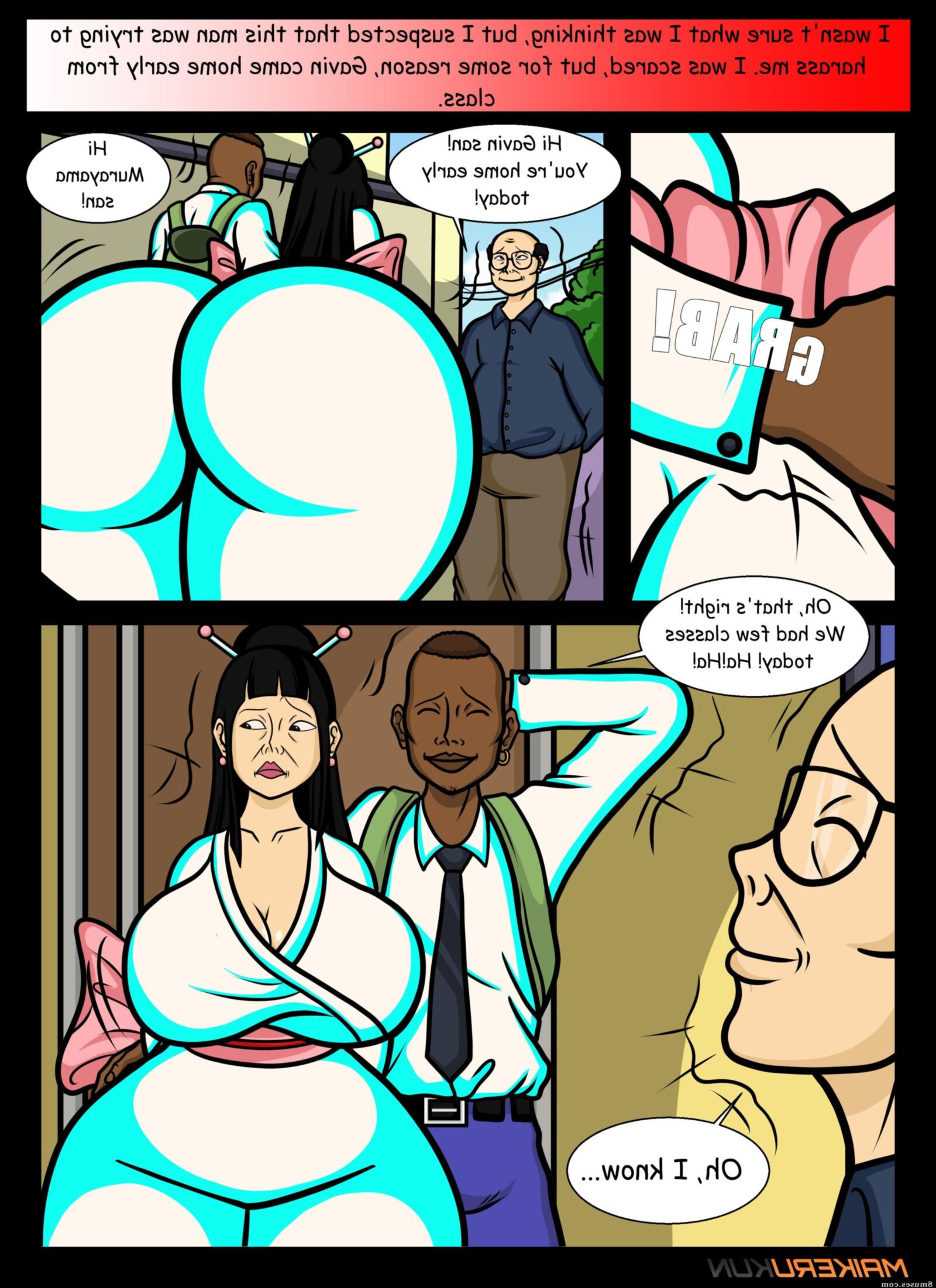 Desenho animado inter -racial