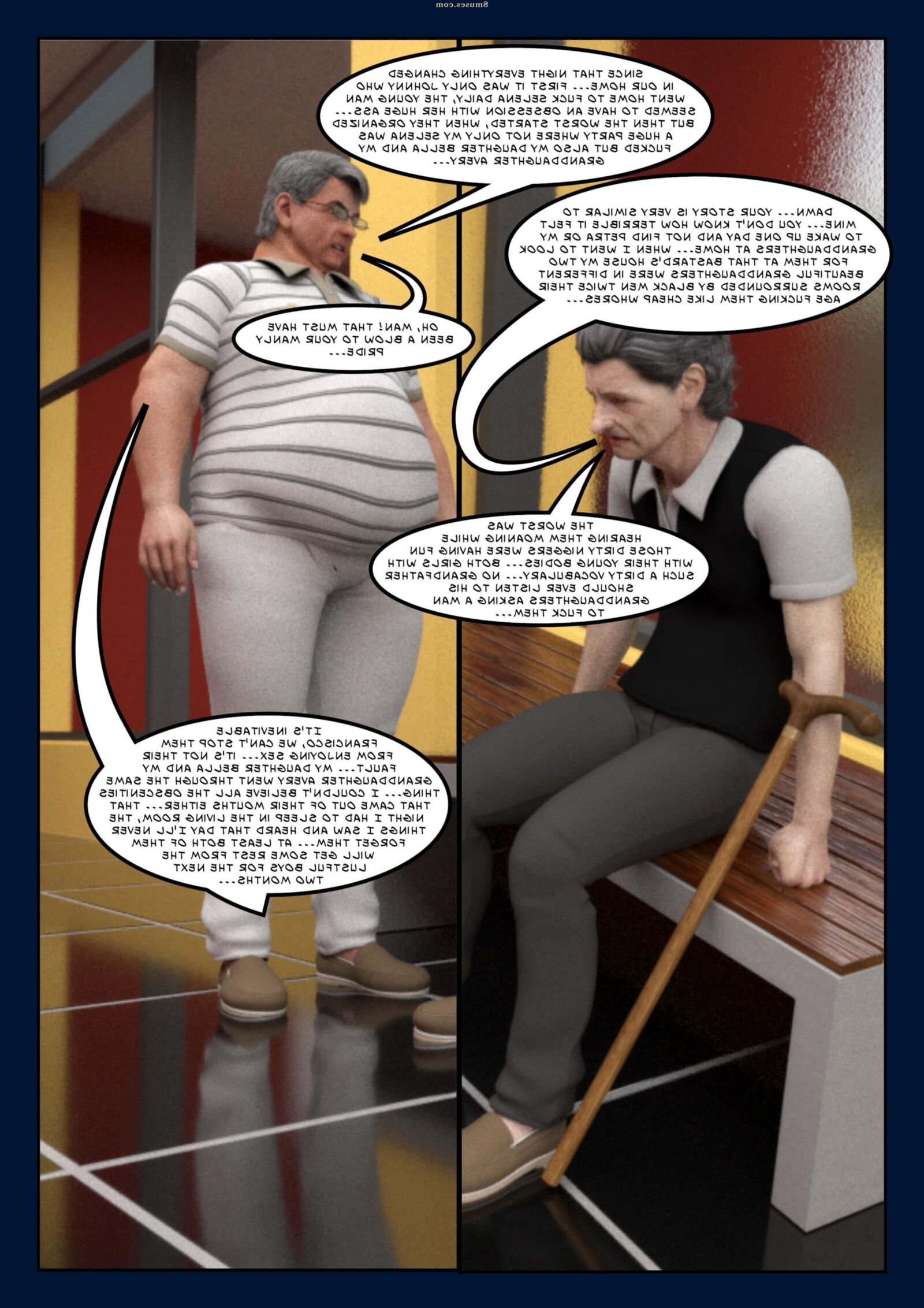 Interracial cartoon 